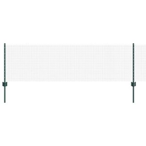 vidaXL Svetsat tr&aring;dgeller med stolpar 10 x 0,6 m PVC-belagda st&aring;l Gr&ouml;n