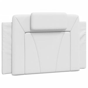 vidaXL Headboard Cushion "Viana" White 80 cm Faux Leather