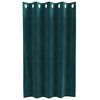 vidaXL M&ouml;rkl&auml;ggningsgardiner 2 pcs M&ouml;rkgr&ouml;n 140 x 140 cm Sammet