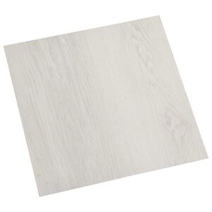 vidaXL Sj&auml;lvh&auml;ftande golvplankor Ljus beige 30,5 x 30,5 cm 20 st PVC