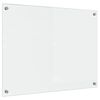 vidaXL K&ouml;ksskydd Transparent 80 x 60 cm h&auml;rdat glas