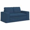 vidaXL Soffa 2 pcs Bl&aring; 182 x 80 x 82 cm tyg