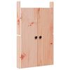vidaXL K&ouml;ksd&ouml;rr 2 pcs Brun 50 x 9 x 82 cm massiv douglas