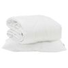 vidaXL Sommar Duvet med kudde 2 st Vit Mikrofiber