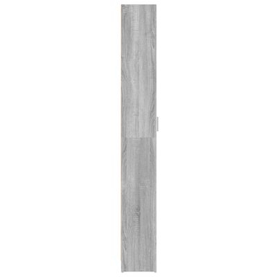 vidaXL Hallgarderob grå sonoma 55x25x189 cm konstruerat trä