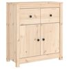 vidaXL Sk&auml;nk 70x35x80 cm massiv furu