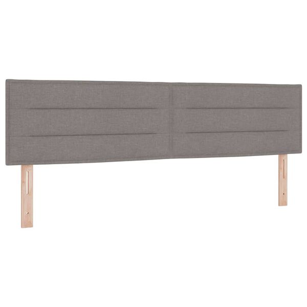 vidaXL Huvudgavel med huvudgavel Taupe 180 cm Konstl&auml;der