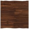 vidaXL Live Edge Bordsskiva 90 x 90 x 3,2 cm Fyrkantig