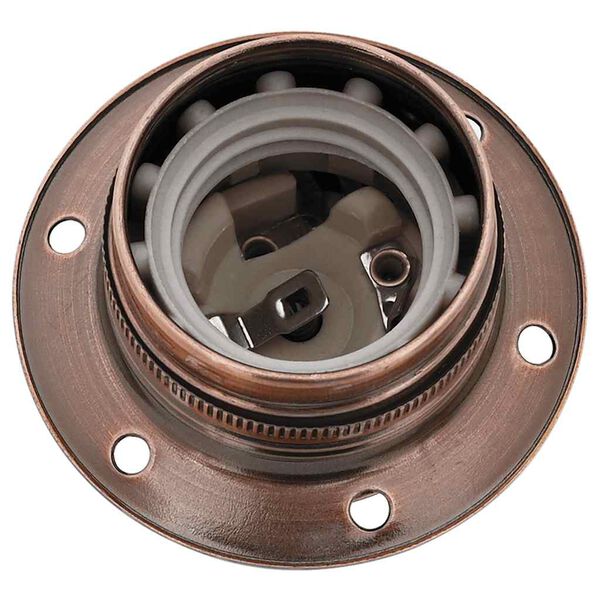 vidaXL Lamph&aring;llare 2 st R&ouml;d Brons E27