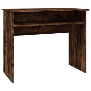 vidaXL Skrivbord r&ouml;kf&auml;rgad ek 90x50x74 cm konstruerat tr&auml;