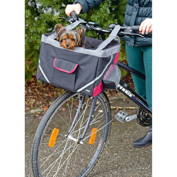 Kerbl Hundcykelkorg Vacation 38x25x25 cm svart 80595