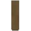 vidaXL Bokhylla/Rumsavdelare honungsbrun 60x35x135 cm massiv furu