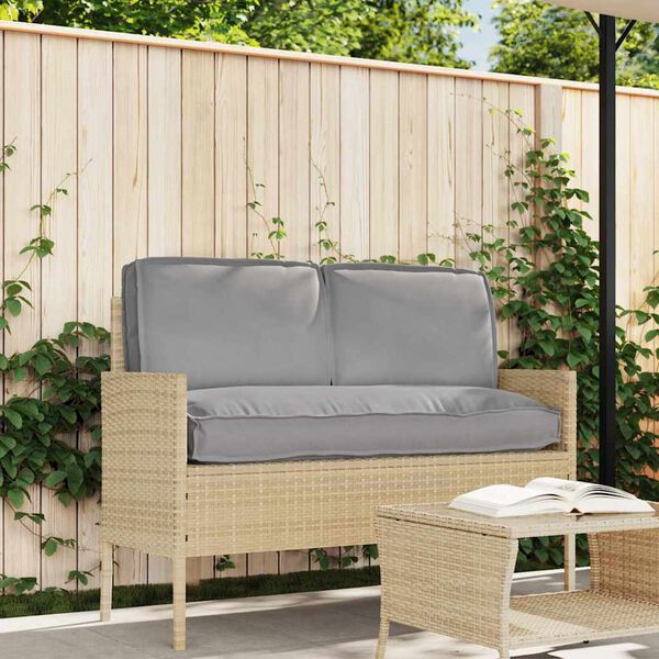 vidaXL Kuddsats 3 pcs Gr&aring; Oxford Tyg