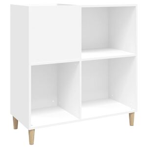vidaXL Stereob&auml;nk vit 84,5x38x89 cm konstruerat tr&auml;