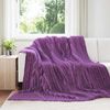 vidaXL Filtar 6 pcs Lila 270 x 240 cm Fleece