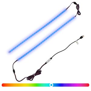vidaXL LED Band 110 cm Flerf&auml;rgsdesign PVC