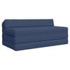 vidaXL F&auml;llbar Soffbed Bl&aring; 120 x 60 x 49 cm Tyg