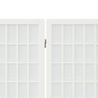 vidaXL Rumsavdelare med 3 paneler japansk stil 120x170 cm vit