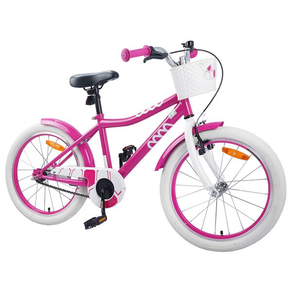 vidaXL Barncykel 18 Tum f&ouml;r 5-7 &aring;r gamla Rosa