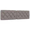 vidaXL Bed with Mattress Taupe 200x200 cm Fabric