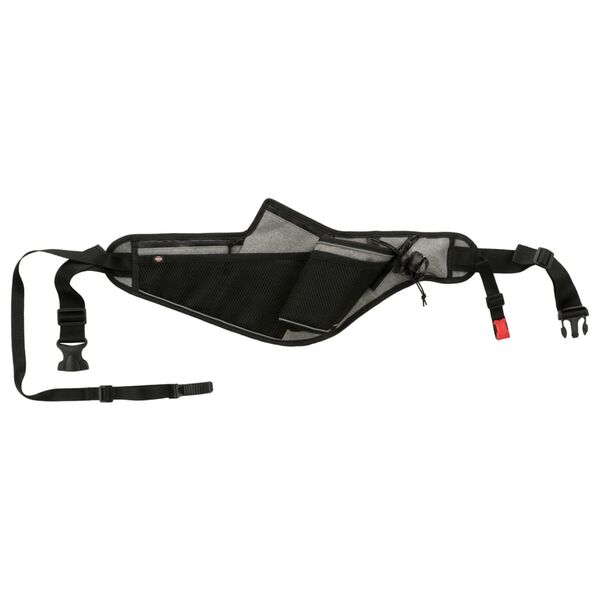 TRIXIE Joggingb&auml;lte med koppel gr&aring;tt och svart