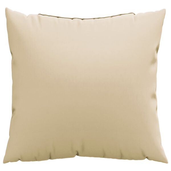 vidaXL Soffkuddar 4 st beige 40x40 cm tyg