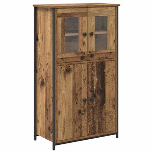 vidaXL Sk&aring;p Gammalt tr&auml; 62 x 32 x 106,5 cm Konstruerat tr&auml;