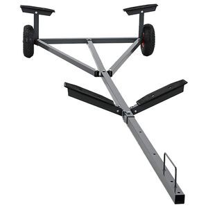 vidaXL B&aring;ktrailer Silver 302 x 107 x 42 cm St&aring;l