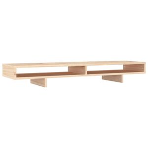 vidaXL Sk&auml;rmst&auml;ll 100x27x14 cm massiv furu