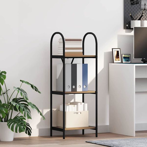 vidaXL Hyllsystem Artisan Ek 40 x 30 x 109 cm Konstruerat tr&auml;