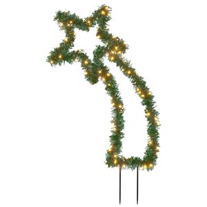 vidaXL Julmeteor med spett 115 LEDs 85 cm