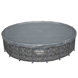 Bestway Poolt&auml;cke 1 &Oslash;4,27 m Rund Polyester Gr&aring; for