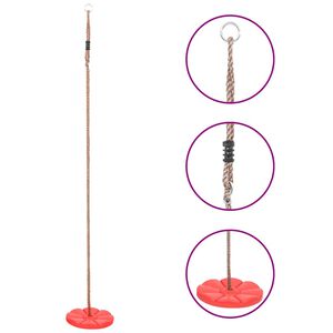 vidaXL Tallriksgunga 200 cm r&ouml;d
