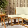 vidaXL Utomhuspall Massivt Akaciatr&auml; Naturf&auml;rg