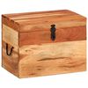 vidaXL F&ouml;rvaringsl&aring;da 39x28x31 cm massivt akaciatr&auml;