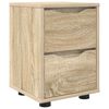 vidaXL S&auml;ngbord Sonoma-ek 30,5 x 30 x 43 cm Konstruerat tr&auml;