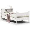 vidaXL S&auml;ngram utan madrass vit 75x190 cm massiv furu