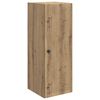 vidaXL V&auml;ggmonterat sk&aring;p 33 x 34,5 x 90 cm Konstruerat tr&auml; Artisan-ek