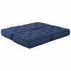 vidaXL Modulär soffa 2 pcs Indigo 140 x 70 x 36 cm tyg