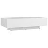 vidaXL Soffbord vit 100x49,5x31 cm konstruerat tr&auml;