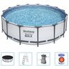 Bestway Pool Steel Pro MAX med tillbeh&ouml;r rund 457x122 cm