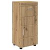 vidaXL Badrumssk&aring;psset med l&aring;da TULUM Artisan Ek 37 x 31,5 x 82 cm