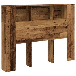 vidaXL S&auml;nggavel m f&ouml;rvaring &aring;ldrat tr&auml; 140x18,5x102,5 cm konstr. tr&auml;