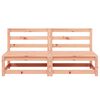 vidaXL Mittensoffor 2 st 70x70x67 cm massivt douglastr&auml;