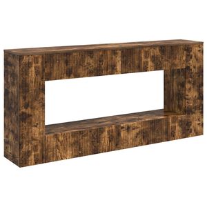 vidaXL Konsolbord R&ouml;kt Ek 155 x 29 x 74 cm Konstruerat tr&auml;