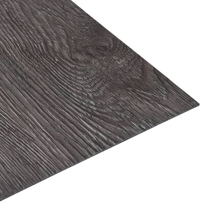vidaXL Självhäftande golvplankor 5,11 m² PVC brun