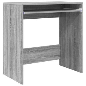 vidaXL Skrivbord Gr&aring; Sonoma Konstruerat tr&auml; 77.5 x 43 x 79 cm