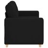 vidaXL Loveseat soffa svart 160x77x82 cm tyg