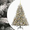 vidaXL Konstgjord julgran med julkulor 120 cm 150 LED-lampor Varmvit