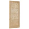 vidaXL Inredningsd&ouml;rr 86 x 198,5 cm Plywood Naturlig